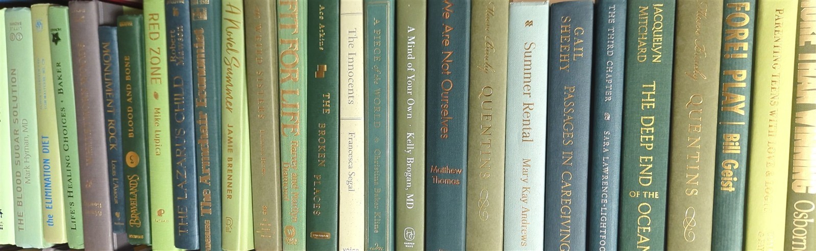 Random Lot of 10 GREEN Staging, Decor, Prop, Beautiful HC books-lettering varies