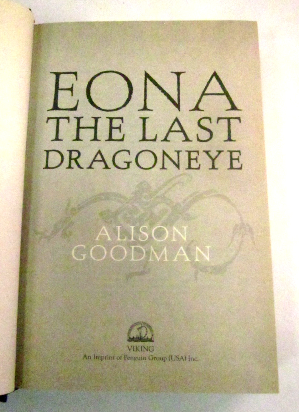 2 Books Eon & Eona First Edition Alison Goodman 2008 2011 Viking HC DJ