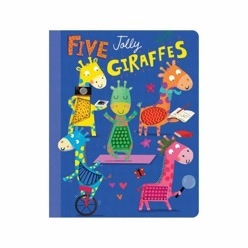 Five Jolly Giraffes – Silicone Touch- board book, Little Hippo Books, 1952592887
