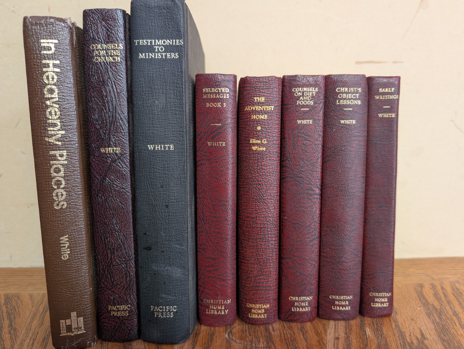 Lot of 8 Ellen G White VTG Books