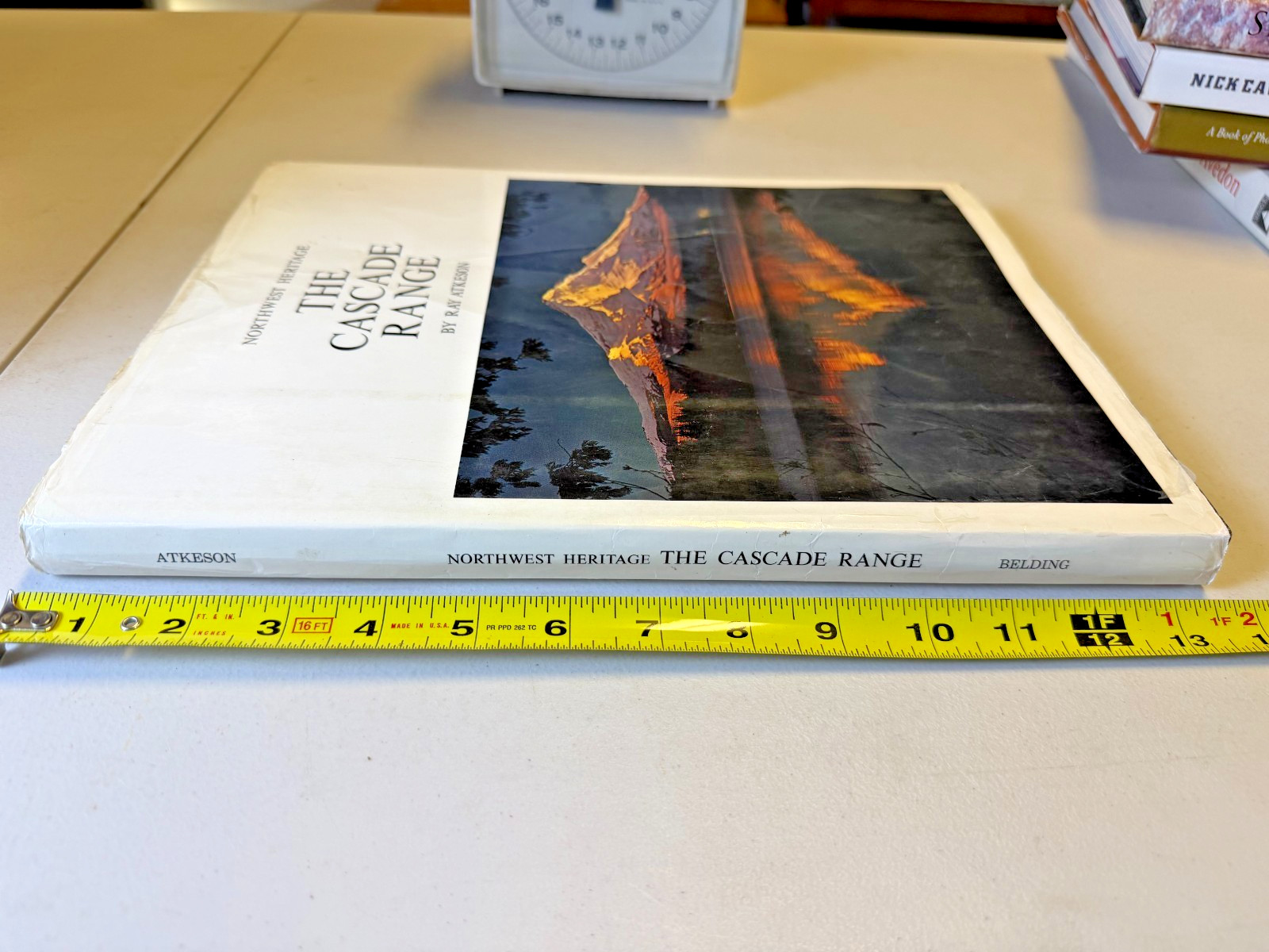 The Cascade Range SIGNED by Ray Atkeson HCDJ 1969 Large Oregon Photography Book