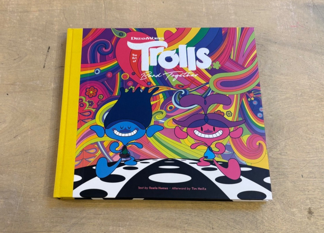 Art of DreamWorks Trolls Band Together (2023) Hardcover Book Kendrick Timberlake