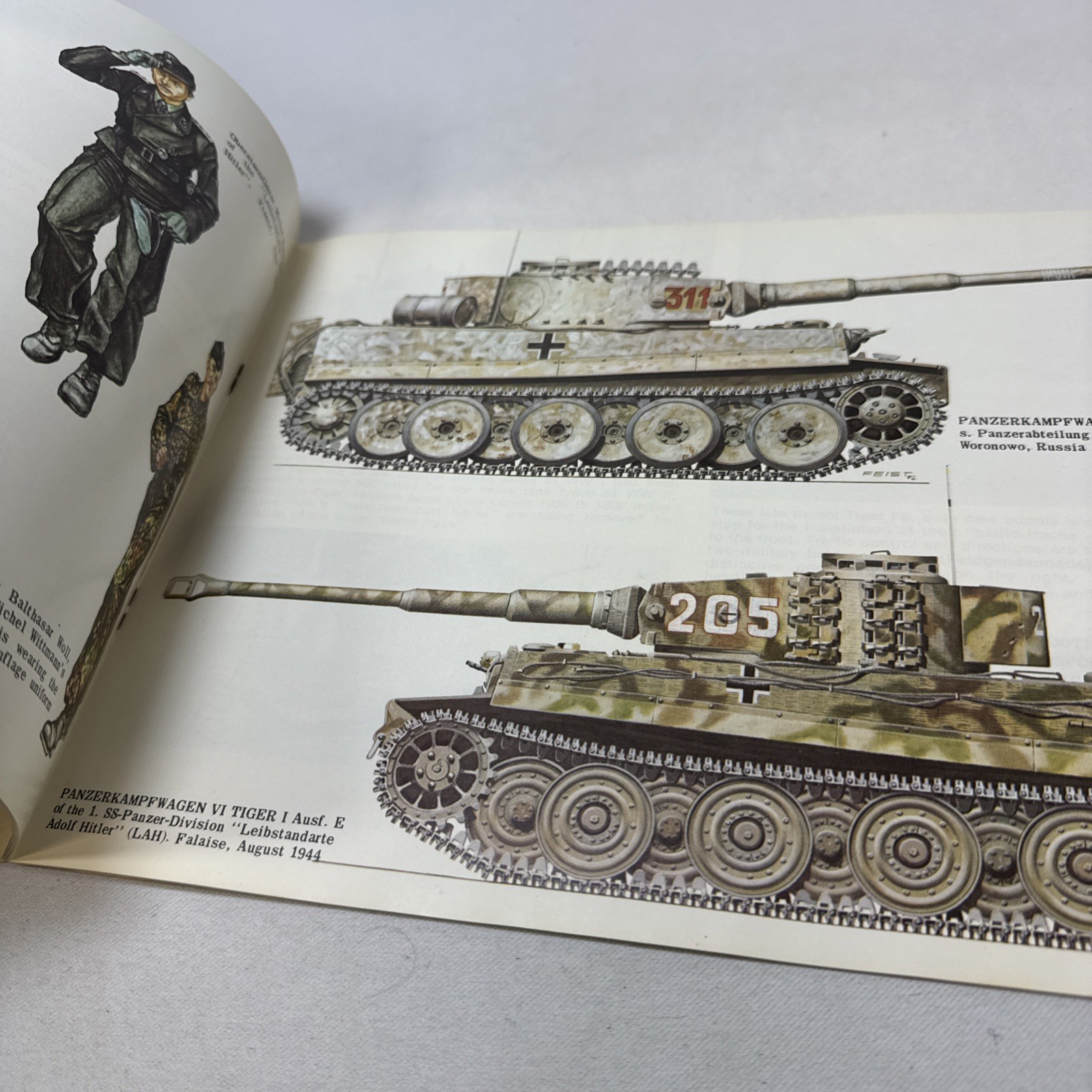 Tiger 1 In Action Squadron Signal Uwe Feist 1973 Armor No 8 Norm E Harms