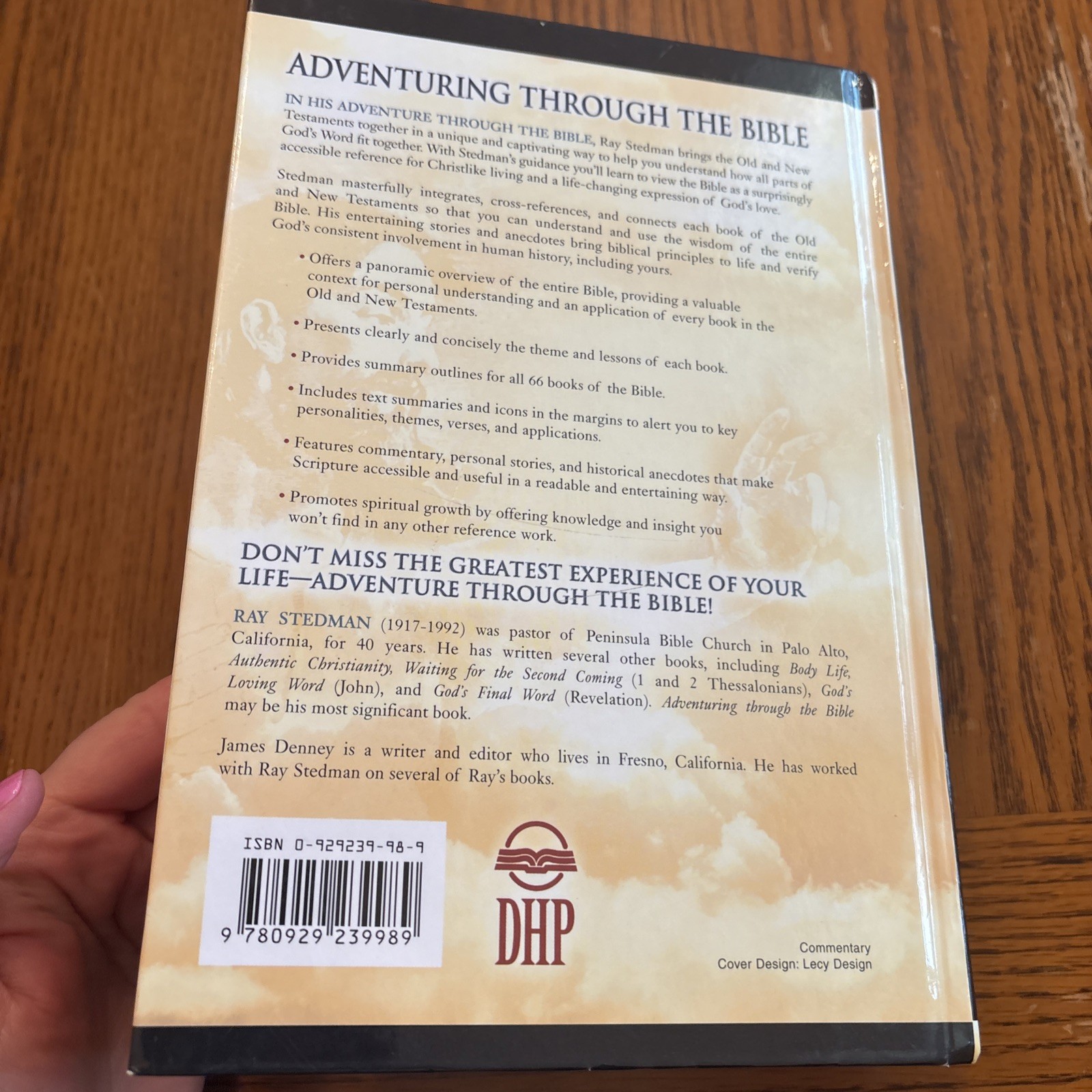 Adventuring Through The Bible By Ray C. Stedman HB