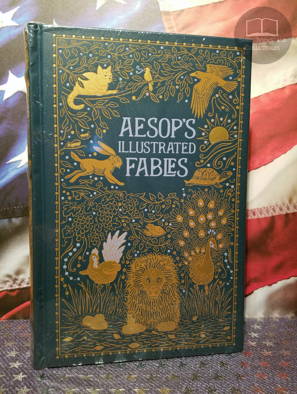 NEW SEALED Aesop’s Illustrated Fables Bonded Leather Collectible Edition