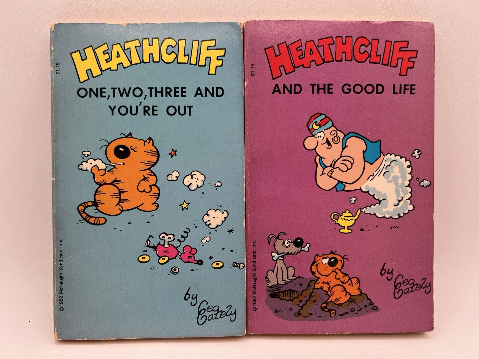 Heathcliff Geo Gately PB Lot of 2 And the Good Life One Two Three Youre Out 1982