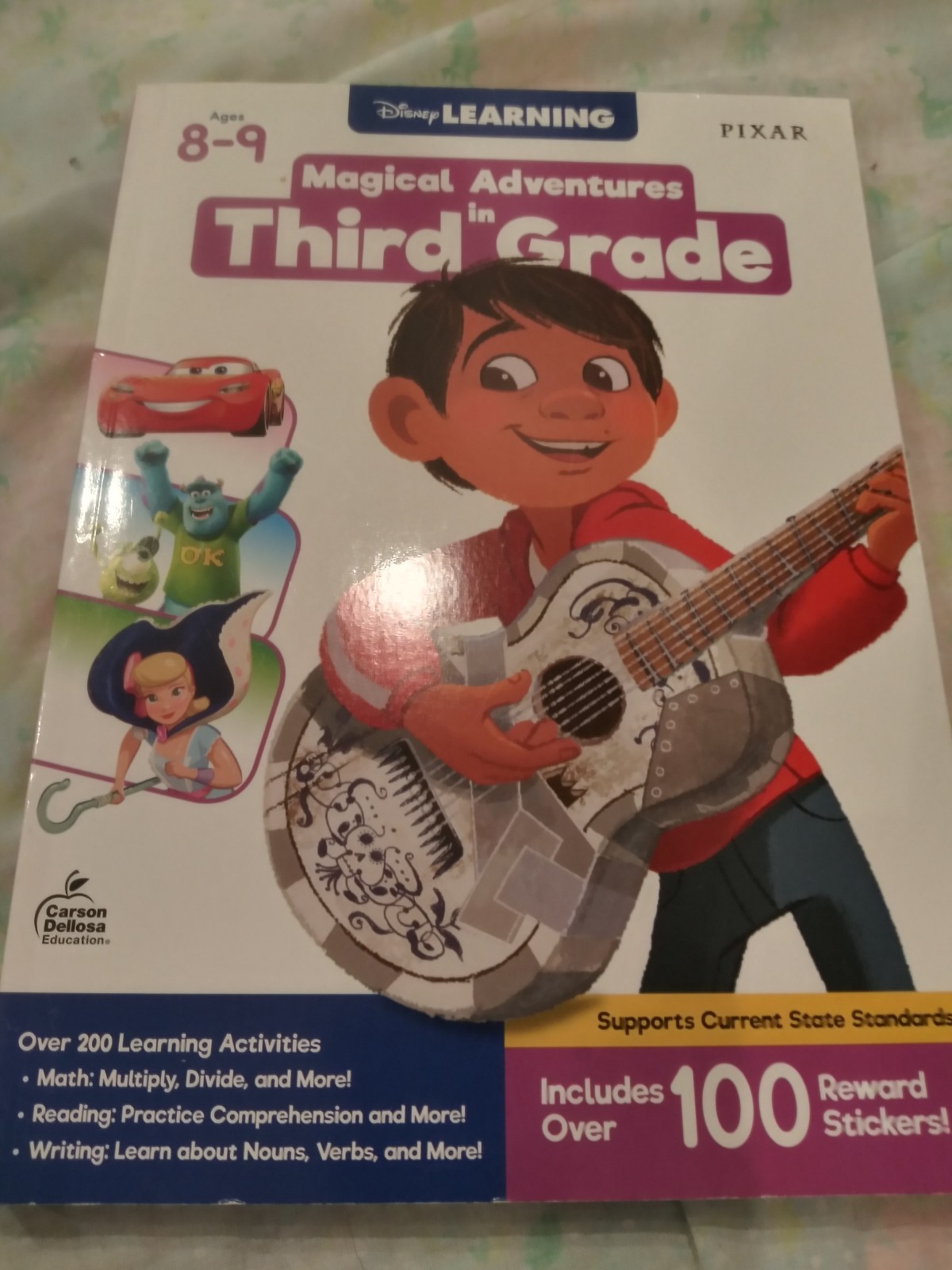 Magical Adventures in 3rd Grade Workbook 205 Pages of Disney Themed Learning