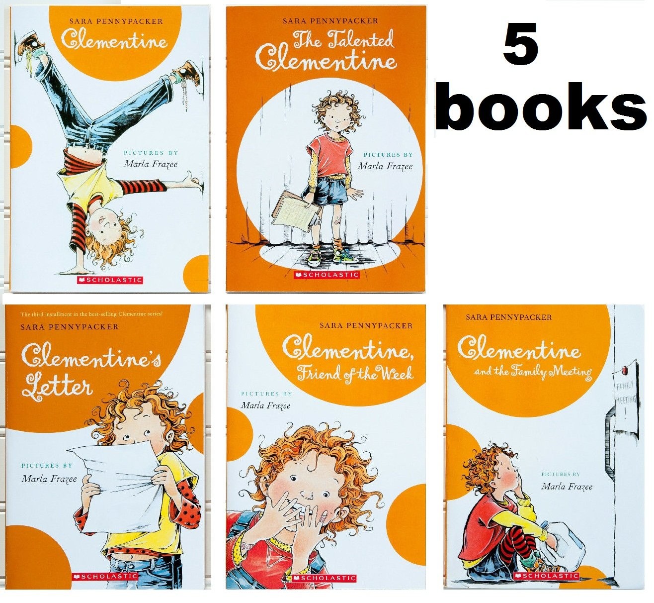 Sara Pennypacker CLEMENTINE Series SET , Books 1-5 (#1 – Clementine #2 – The…