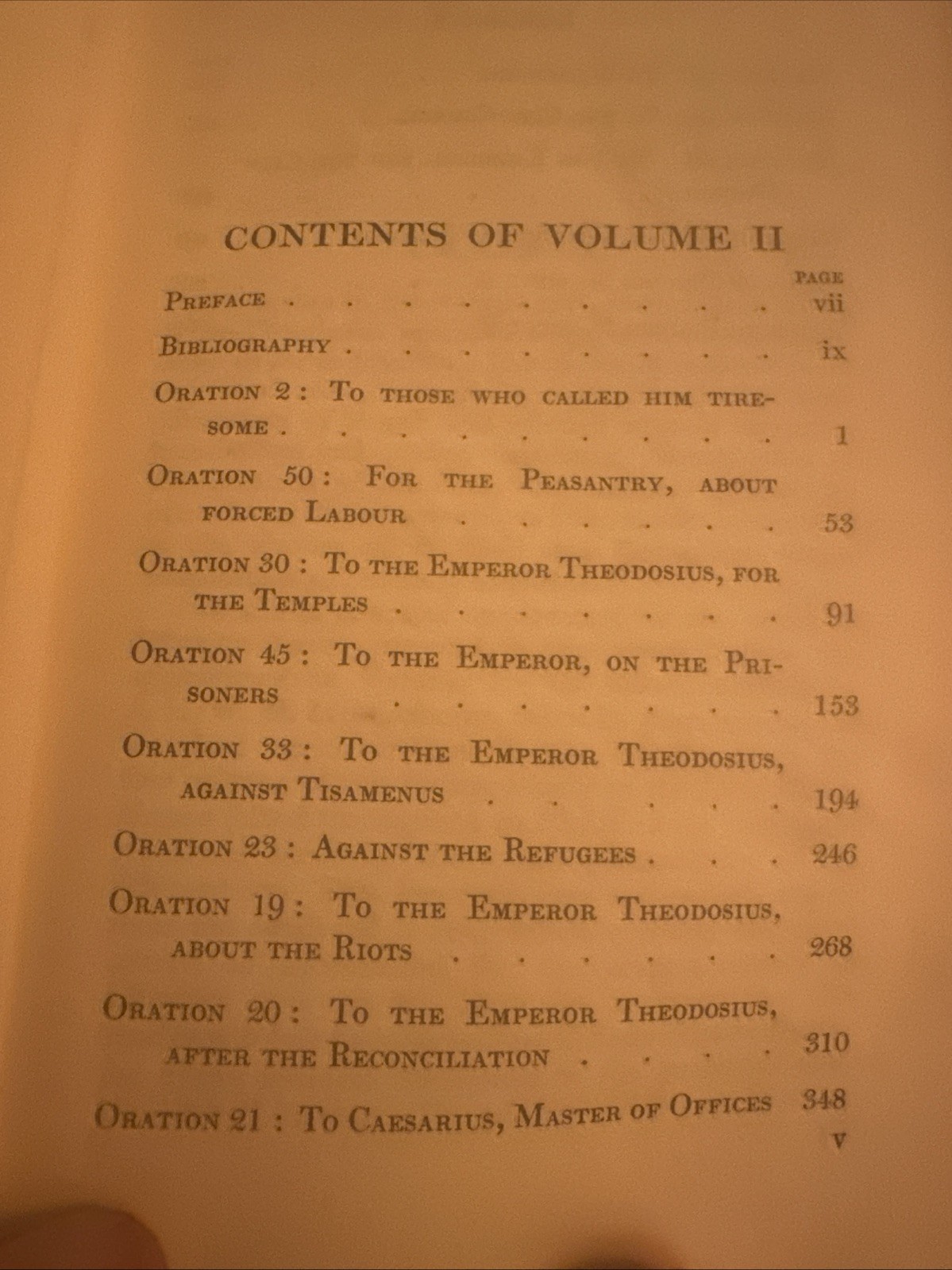 Libanius: Selected Orations Works, Loeb CL #451 & 452, 2 Vol HC, 1969 1977 Greek