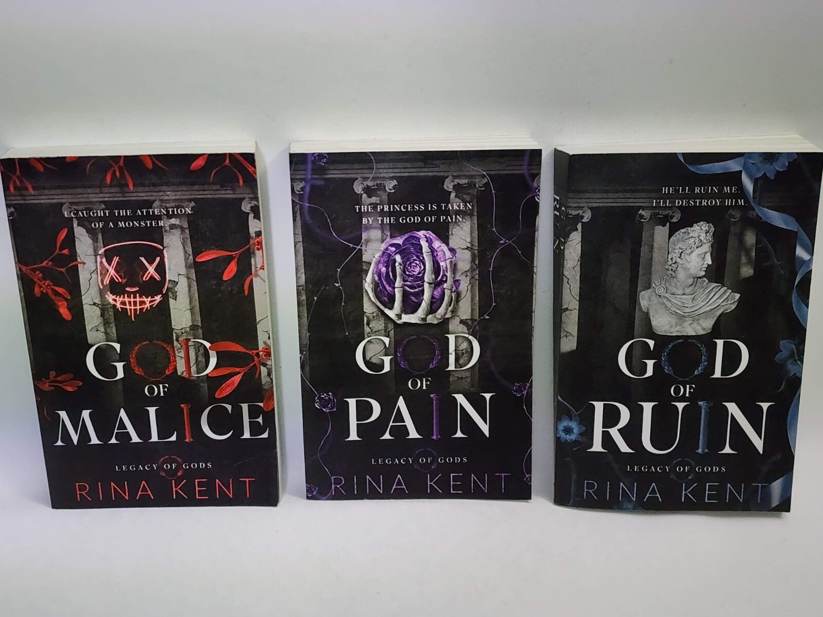 GOD OF MALICE, PAIN, RUIN ( 3 BOOKS SET ) – BY RINA KENT