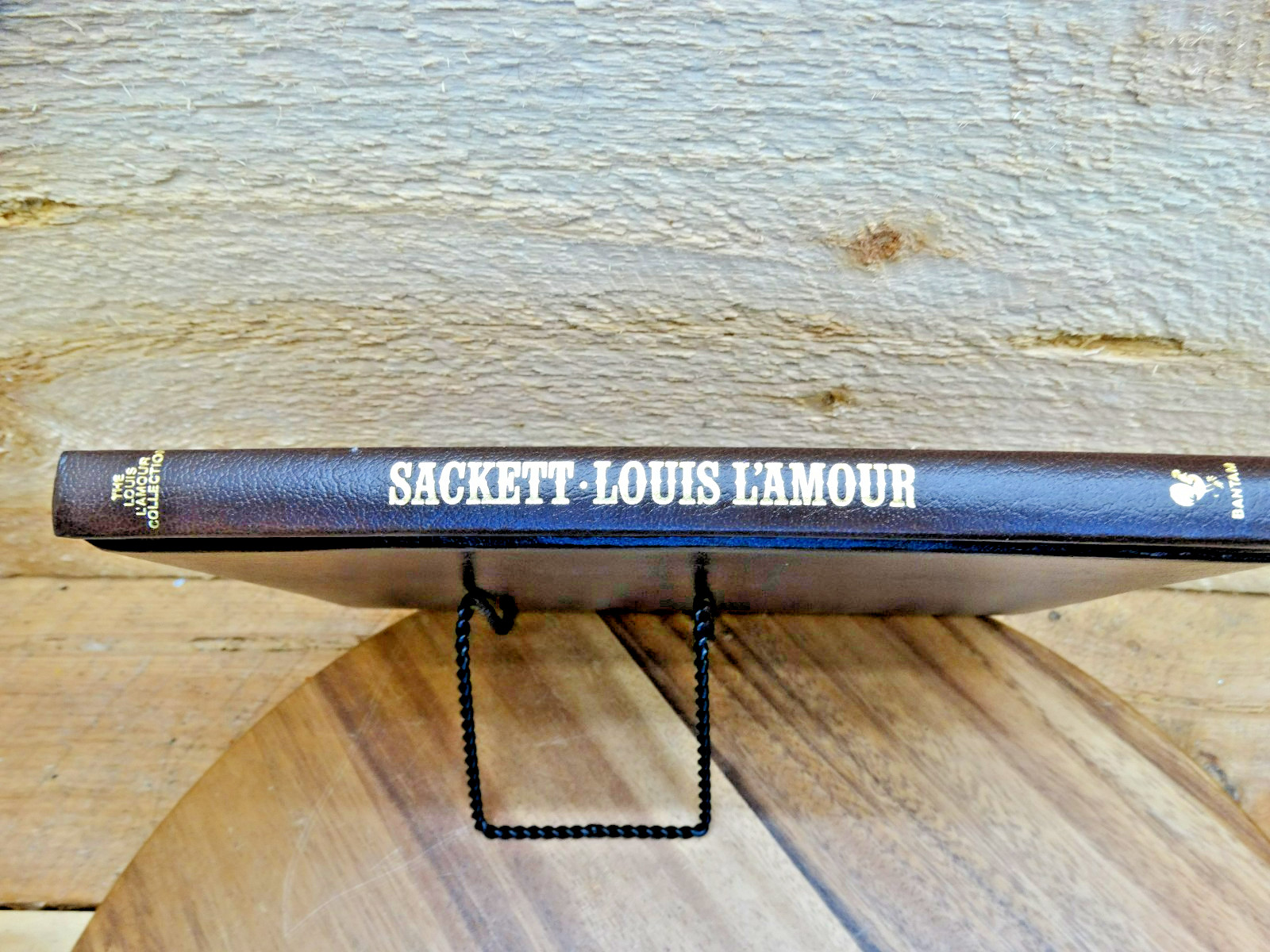 Louis L’Amour “Sackett” – Western Leatherette Book NEW