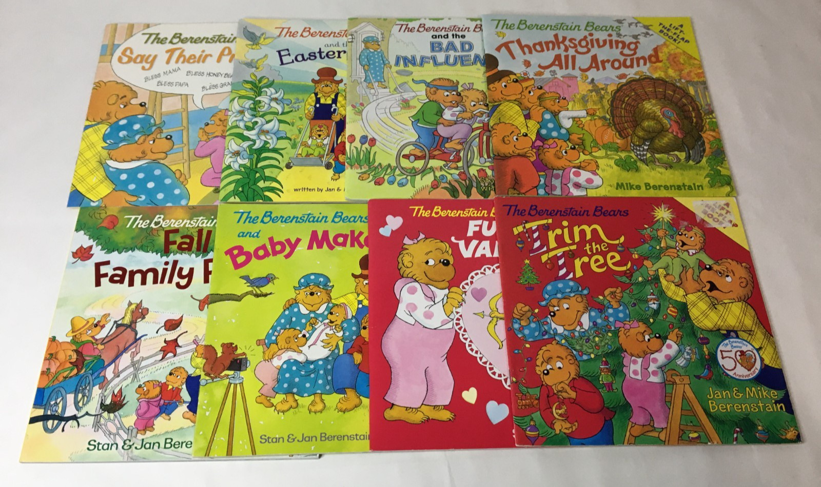 Lot of 8 Berenstain Bears Series Books by Stan Jan Berenstain – 2000s 2010s