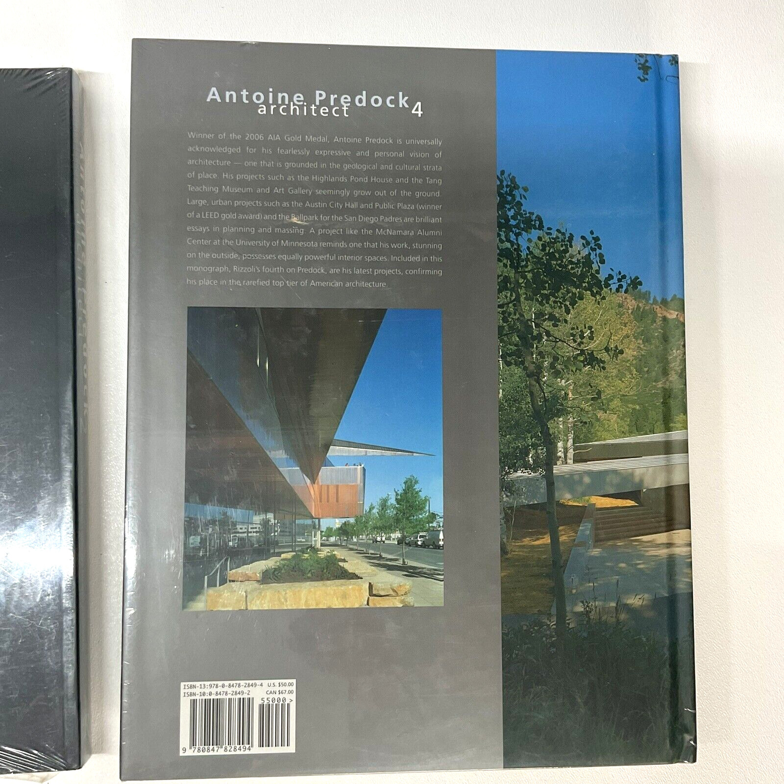 Antoine Predock LOT NEW: Buildings (v 2) Architect (4) Hardcover, Architecture.