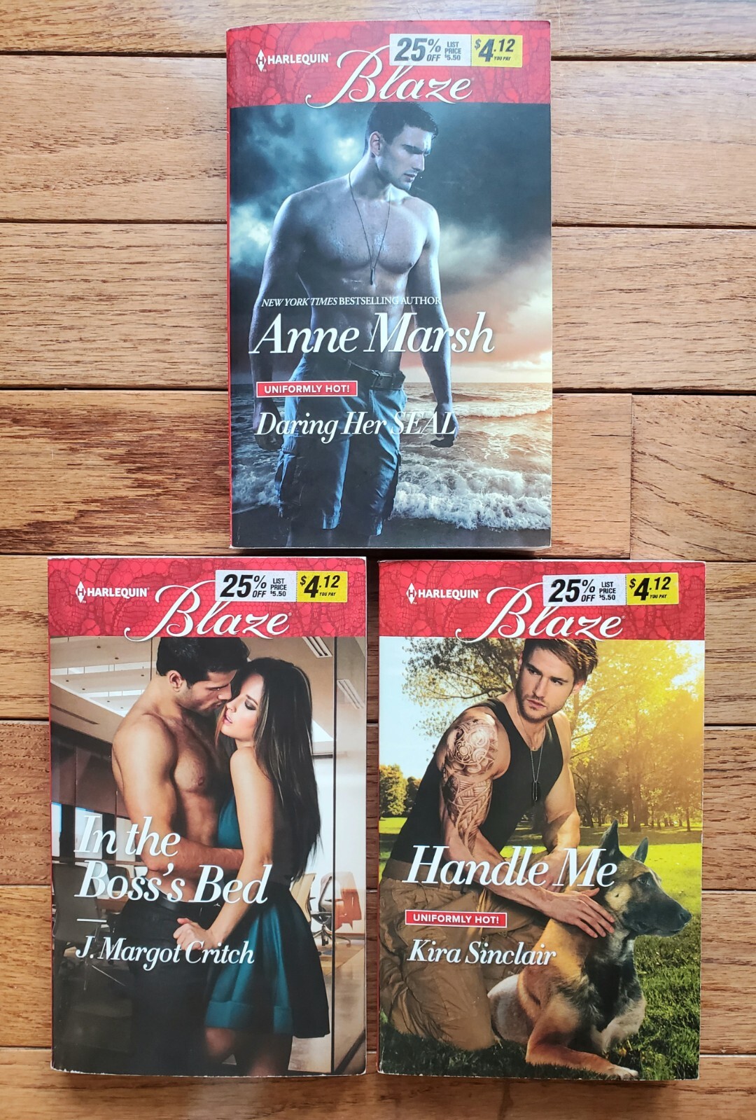 Harlequin BLAZE Red Hot Reads Lot of 3 May, June, September 2016 Paperbacks