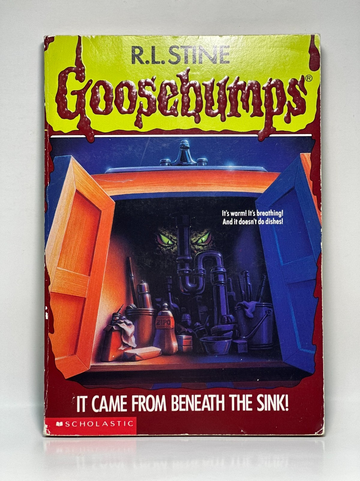 9th Print #30 It Came From Beneath the Sink Goosebumps Book RL Stine ACCEPTABLE