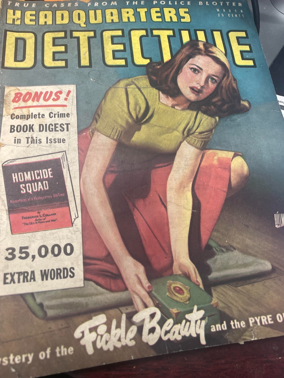 Headquarters Detective True Crime Magazine Vol. 5 #5 March 1947