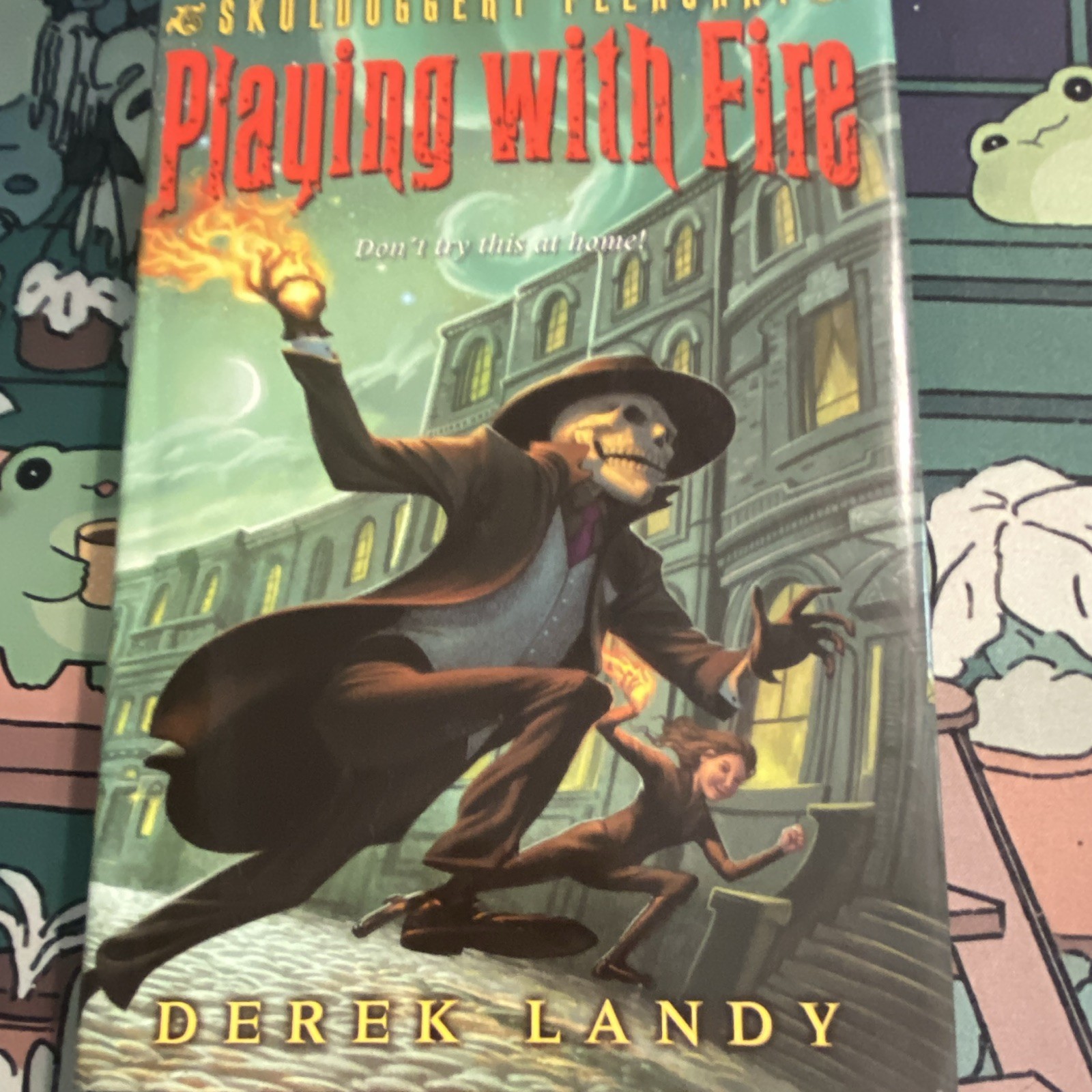 Derek Landy Playing with Fire (Skulduggery Pleasant) Hardcover YA Fantasy HC