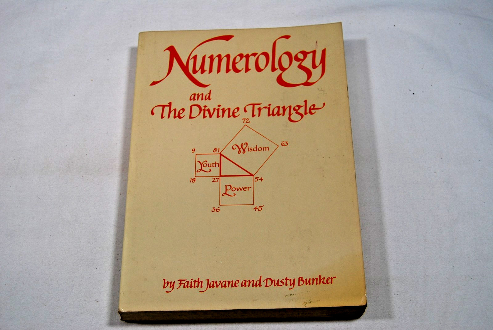 Numerology and the Divine Triangle by Javane & Bunker – 1980 Paperback