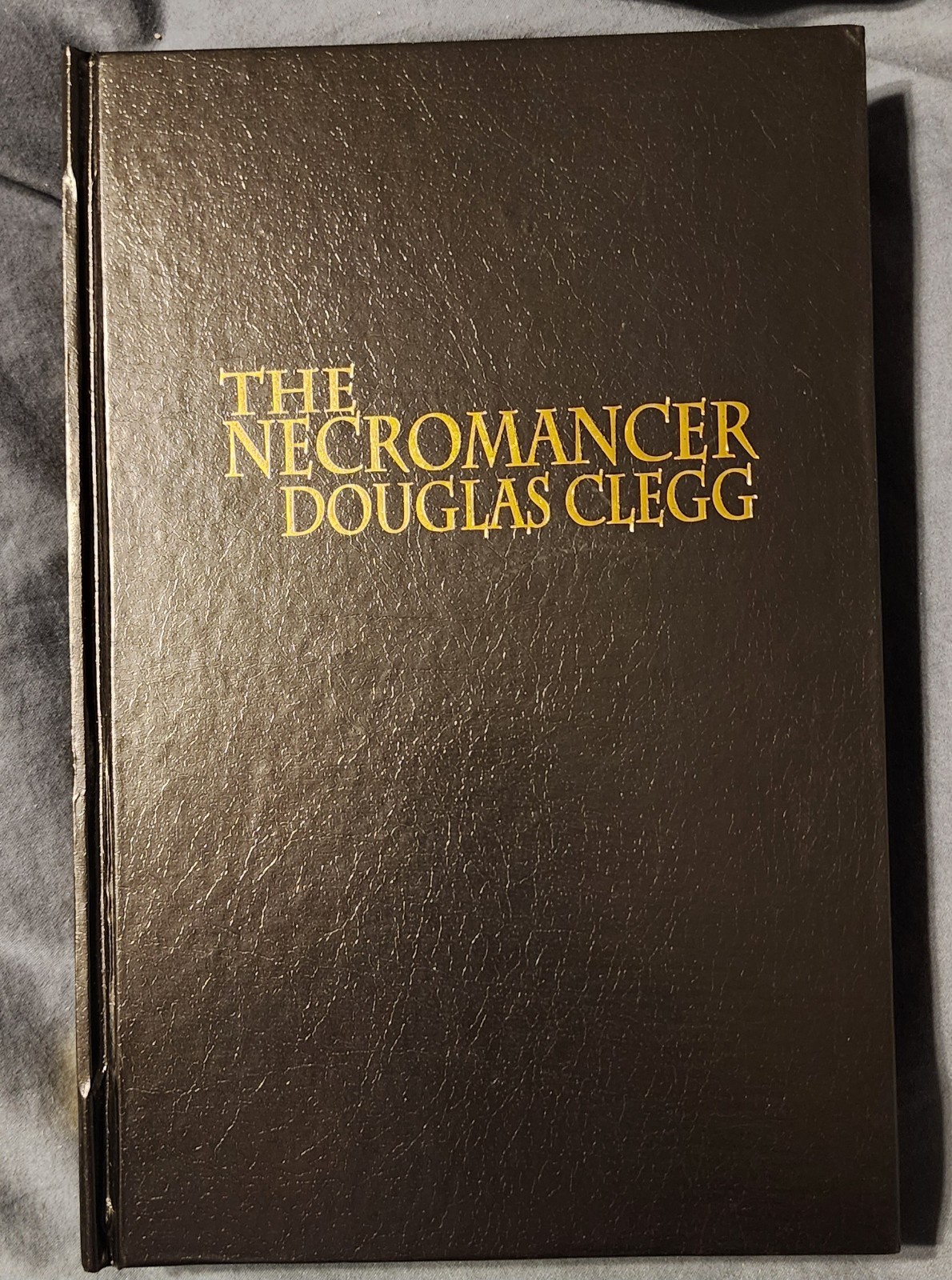 The Necromancer Douglas Clegg Signed Traycased Cemetery Dance Publisher OOP