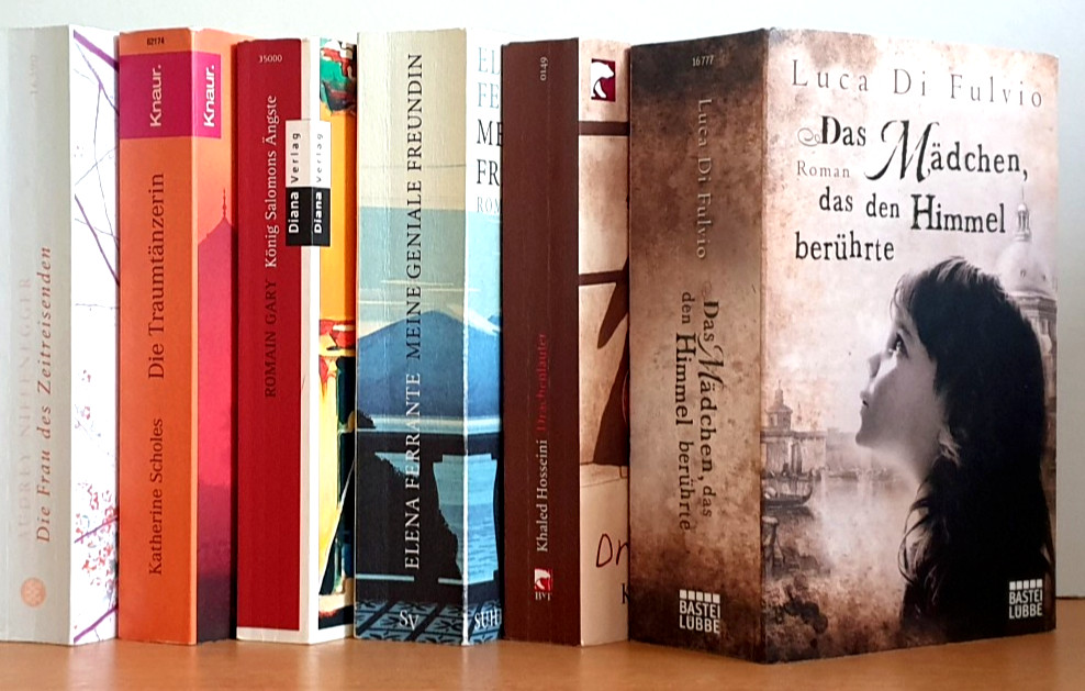 BUCHPAKET+6 BÜCHER+ Romane+LUCA DI FULVIO+KHALED HOSSEINI+TB+BUNDLE
