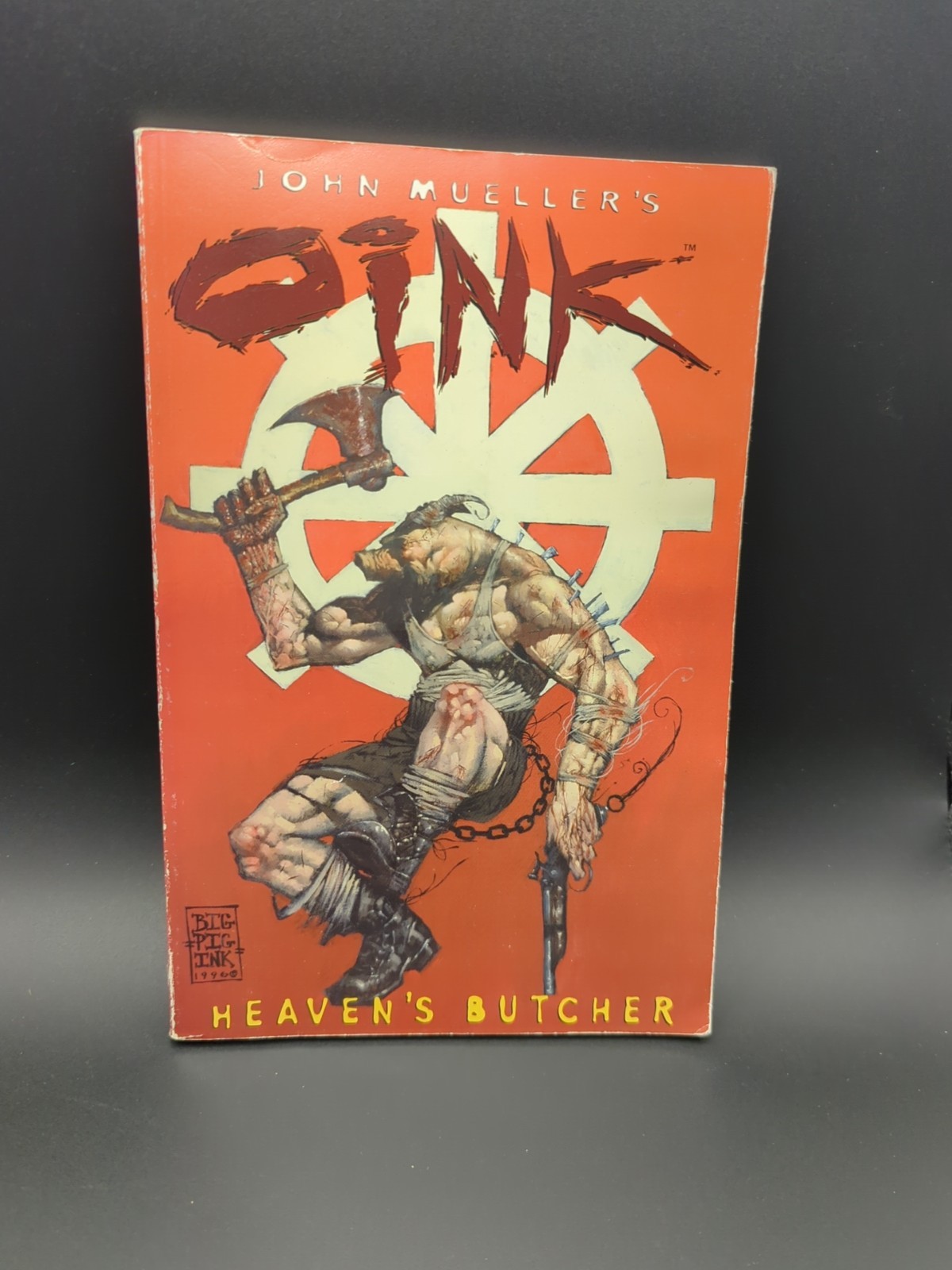 OINK: HEAVEN’S BUTCHER John Mueller Graphic Novel Kitchen Sink Press 1st Edition