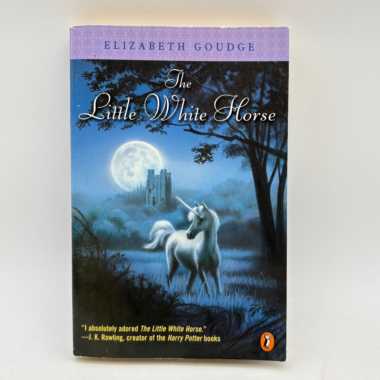 The Little White Horse Elizabeth Goudge Puffin Paperback JK Rowling Blurb