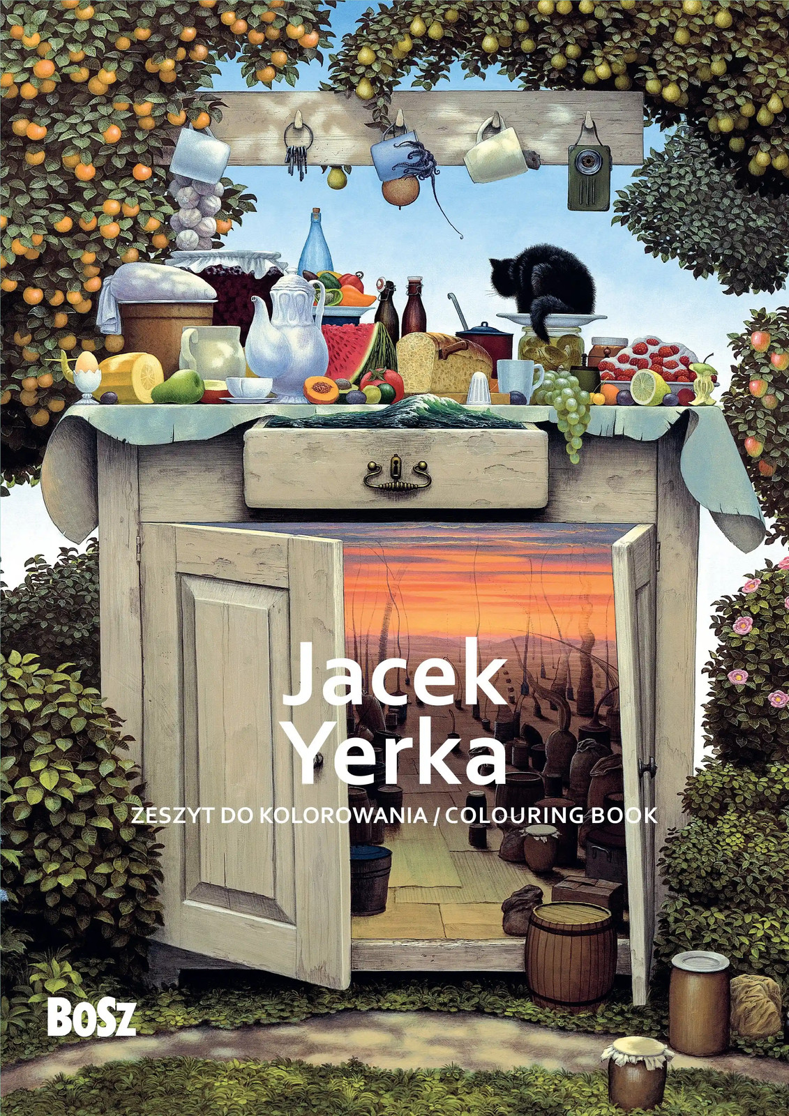 9788375769043 Jacek Yerka – zeszyt do kolorowania Bosz