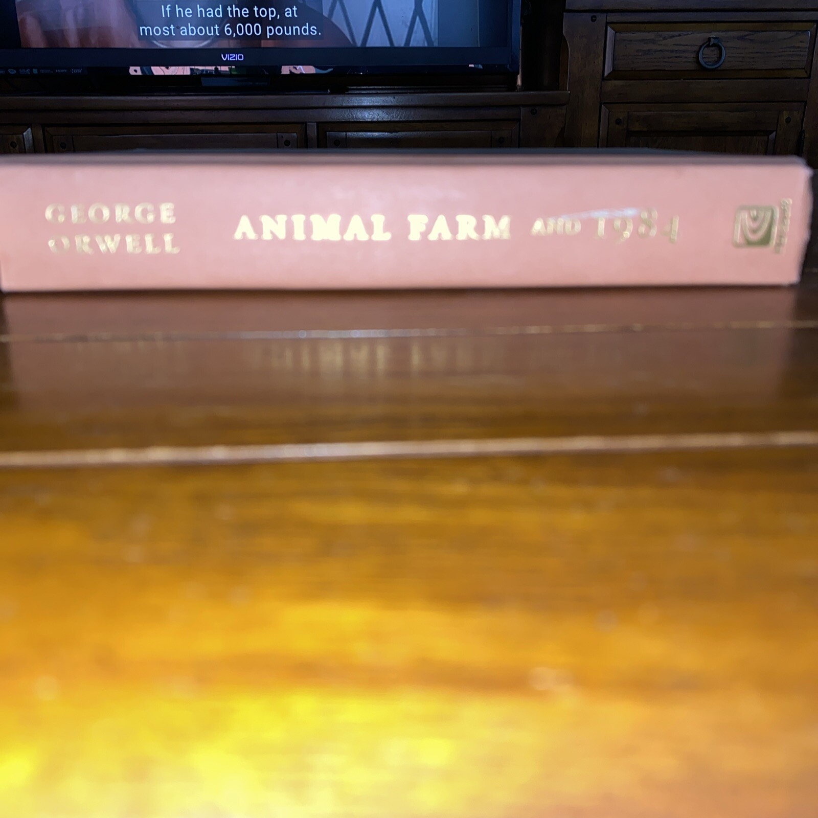 Animal Farm & 1984 by George Orwell 2003 HC Harcourt Christopher Hitchens No DJ