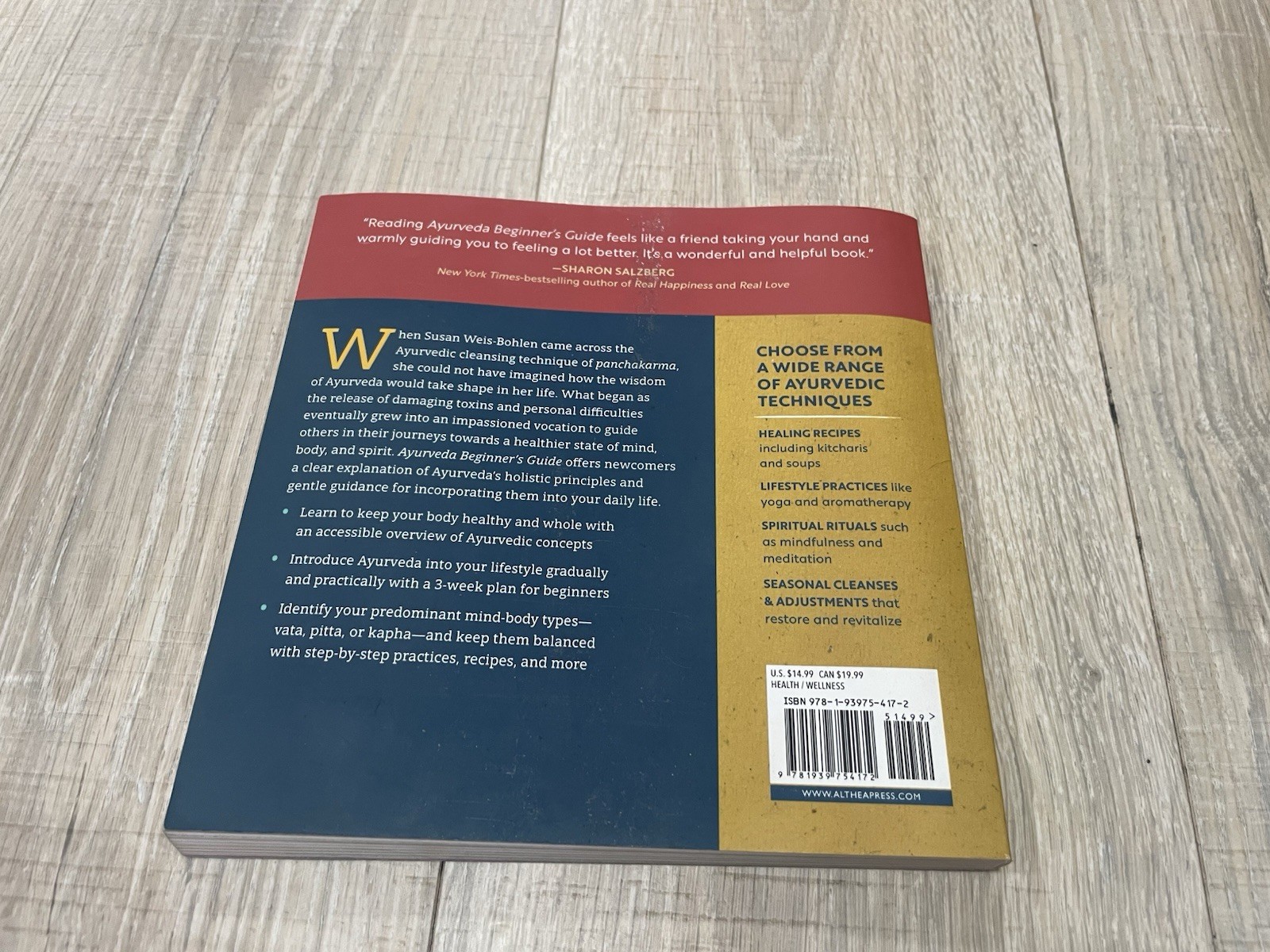 Ayurveda Beginner’s Guide : Essential Ayurvedic Principles by Susan Weis-Bohlen