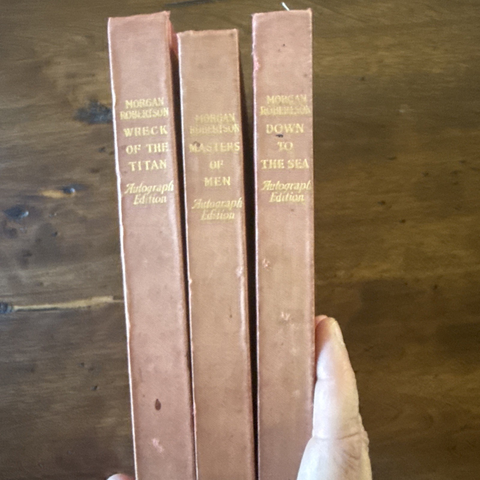 morgan robertson Book lot vintage late 1800’s early 1900’s