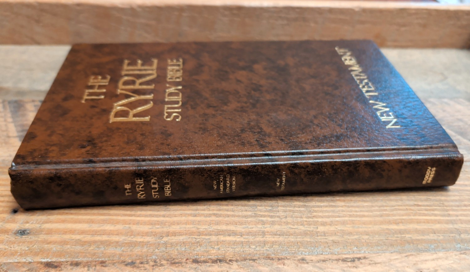 Vintage! 1975 NASB Ryrie New Testament Study Bible HC Harmony of the Gospels VG!