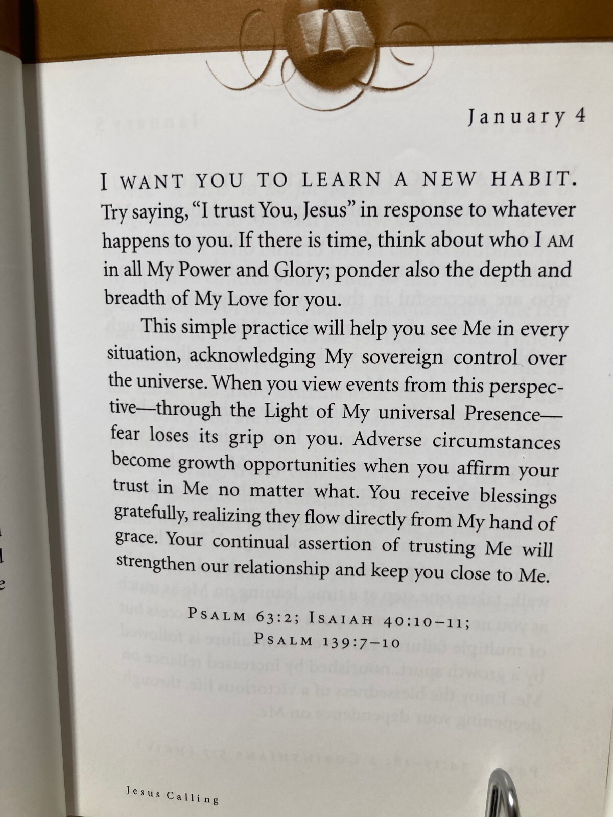 Jesus Calling. Sarah Young (2004, Hardcover) 6.5 X 4.5 inches