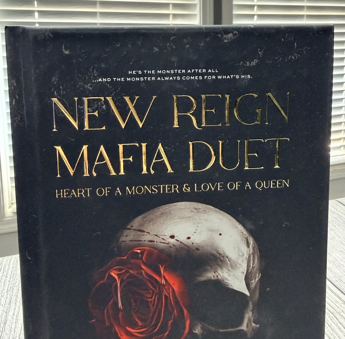 Shain Rose New Reign Mafia Duet Hardback Gold Foil Signing Exclusive Signed HTF