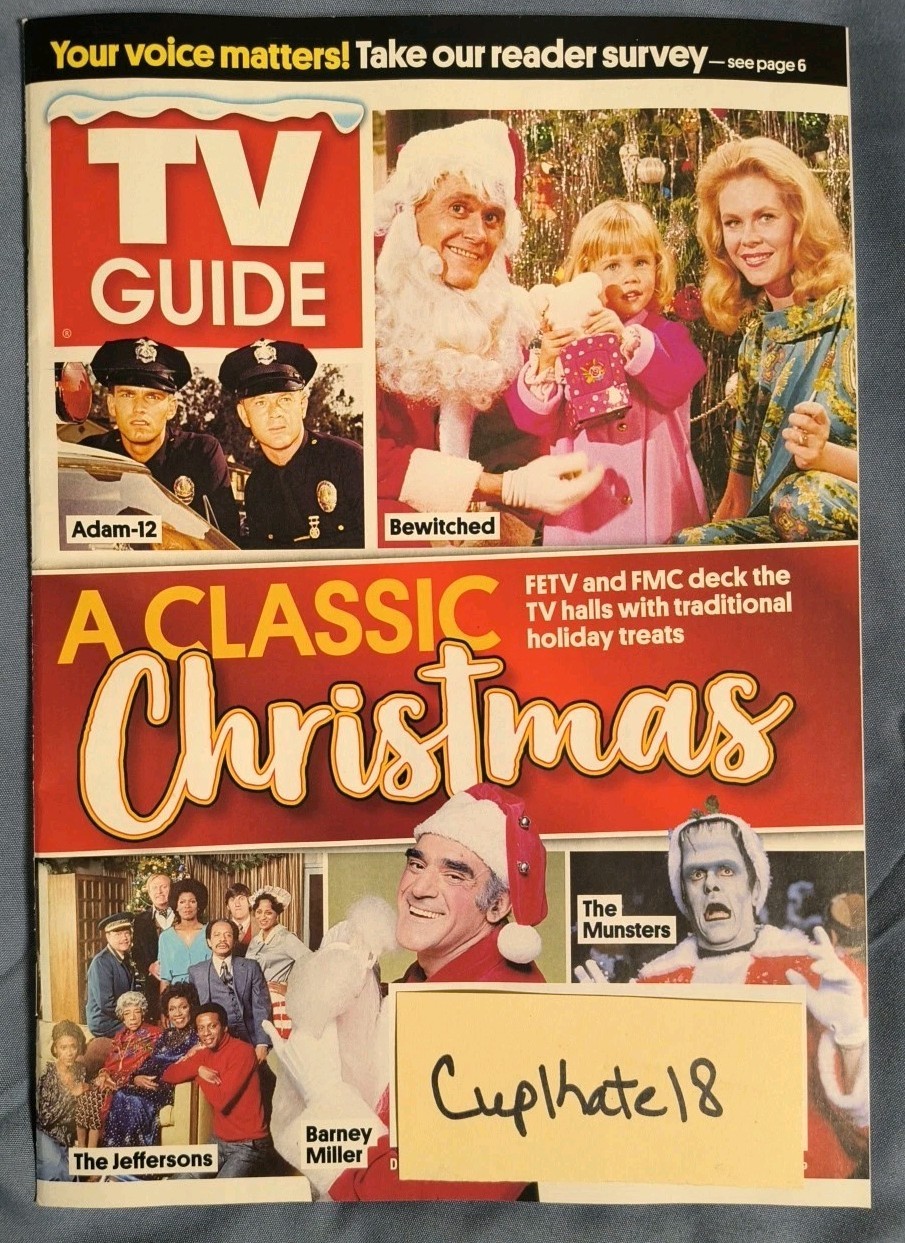 TV Guide Magazine Dec December 1 21 2025 A CLASSIC CHRISTMAS Holiday Edition NEW