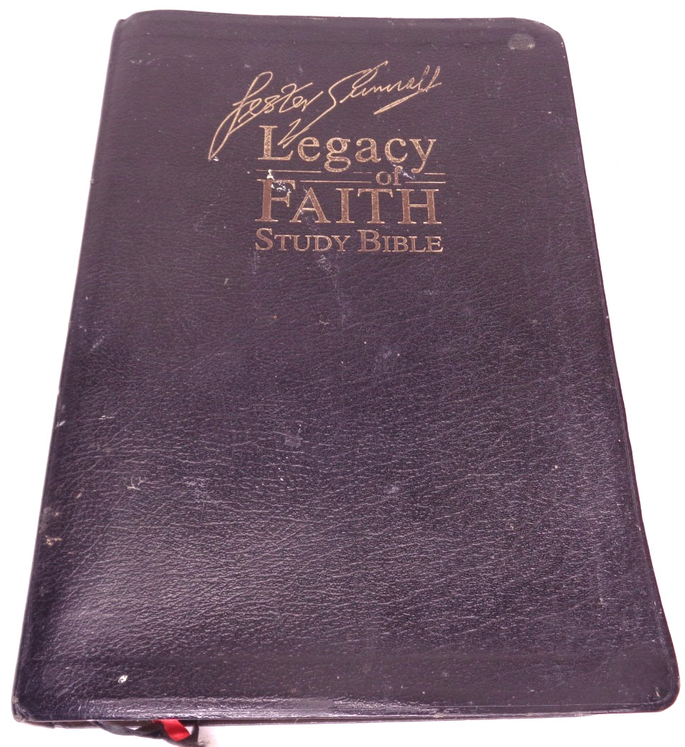Lester Sumrall Legacy of Faith Study Bible KJV 1997 LeSEA Genuine Bonded Leather