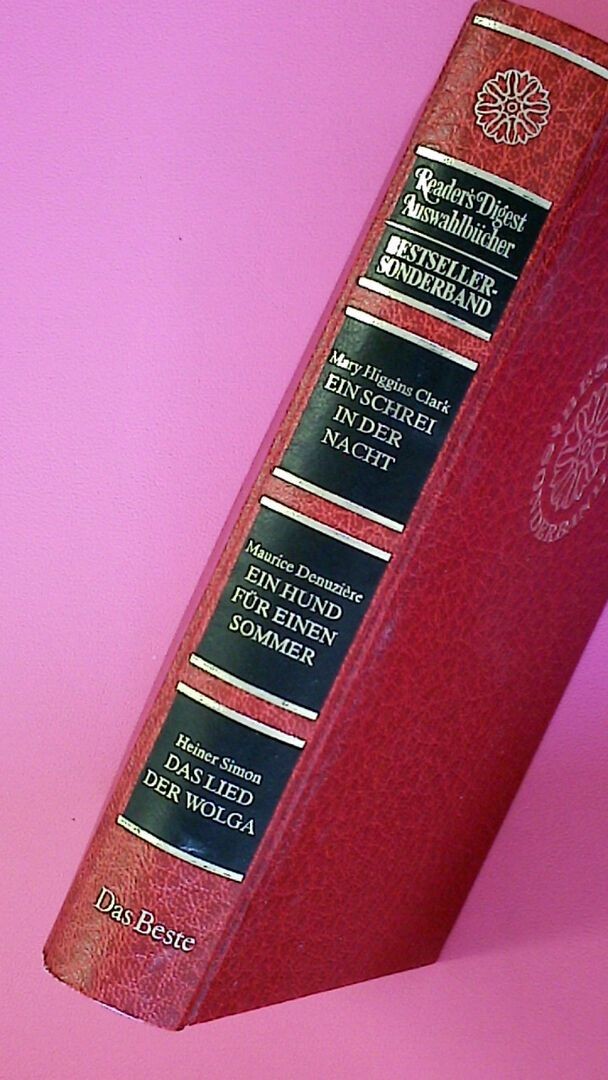 148051 Mary Higgins Clark READER’S-DIGEST-AUSWAHLBÜCHER Ein Schrei in der Nacht