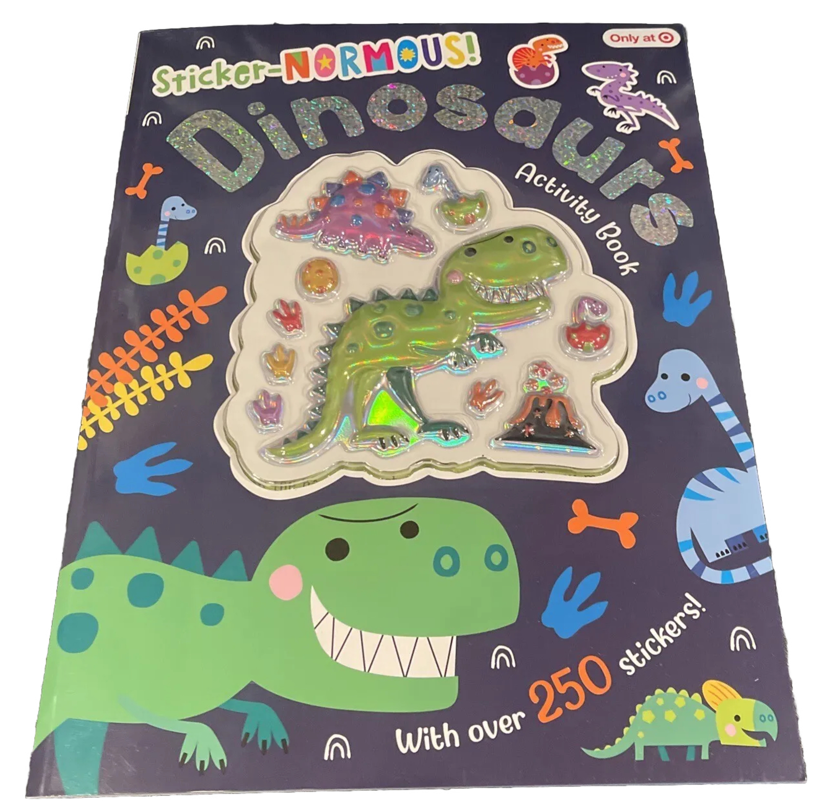 Sticker-NORMOUS! DINOSAURS Activity Book 250 Stickers! 11×14.5 in SOLD OUT! NEW