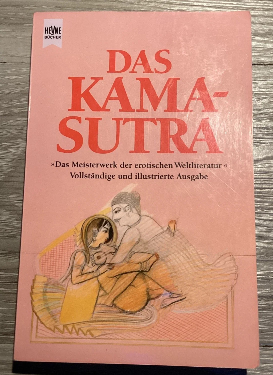 Das Kama-Sutra Illustrierte Ausgabe Heyne 1990 Erotik Liebe Vatsyayana