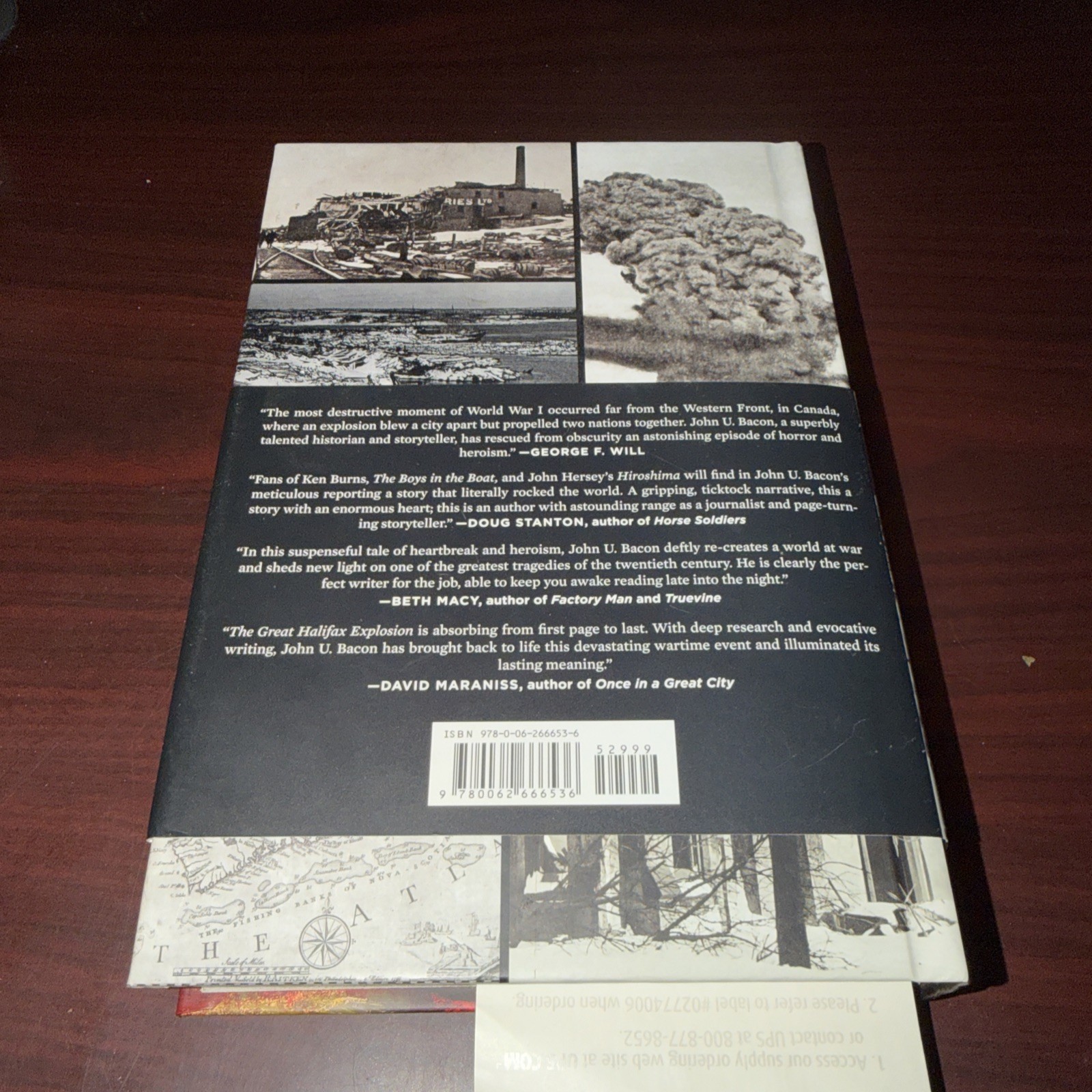 The Great Halifax Explosion John U Bacon (SIGNED) HC