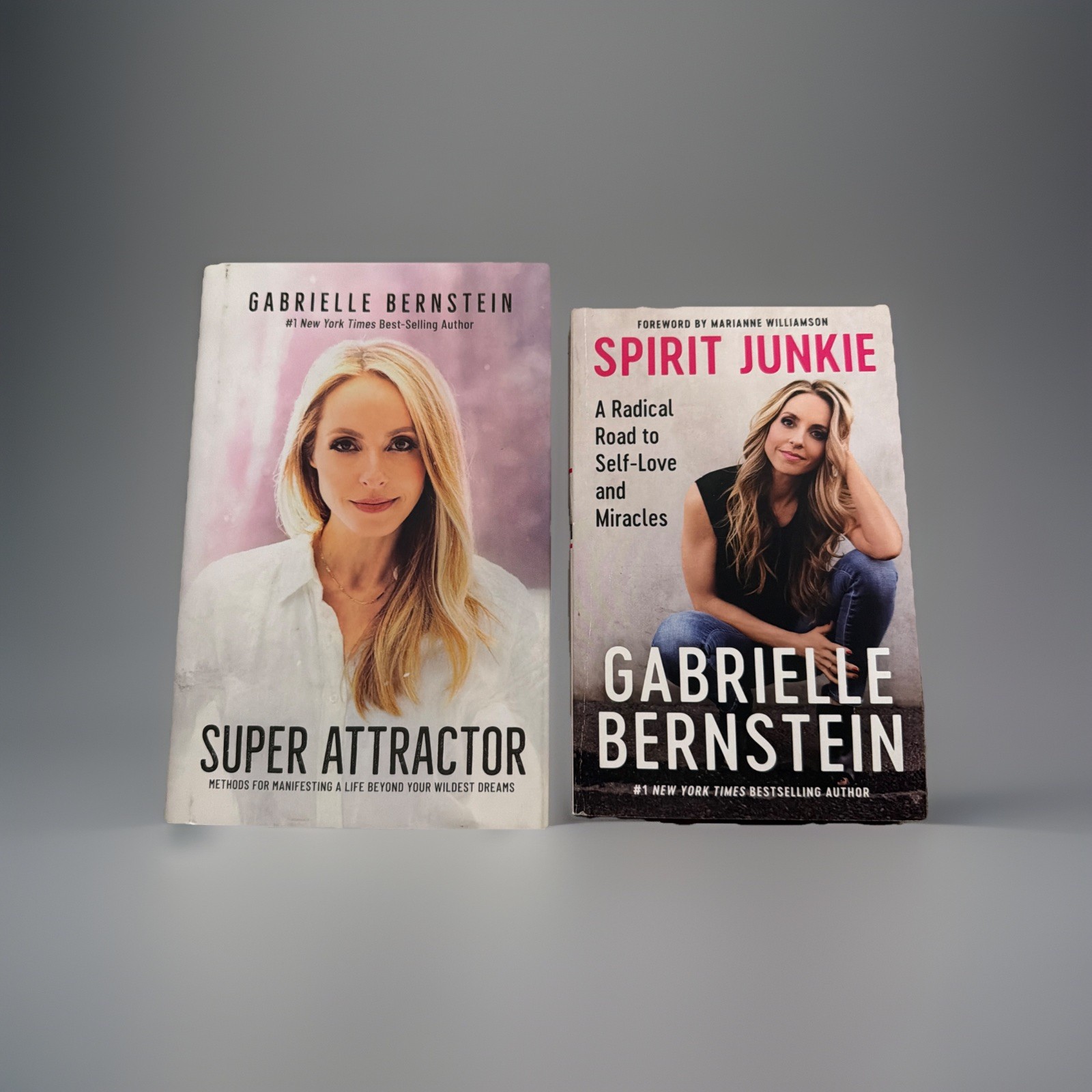 Gabrielle Bernstein Bundle:SUPER ATTRACTOR, 2019 HCDJ & SPIRIT JUNKIE, 2011 PB