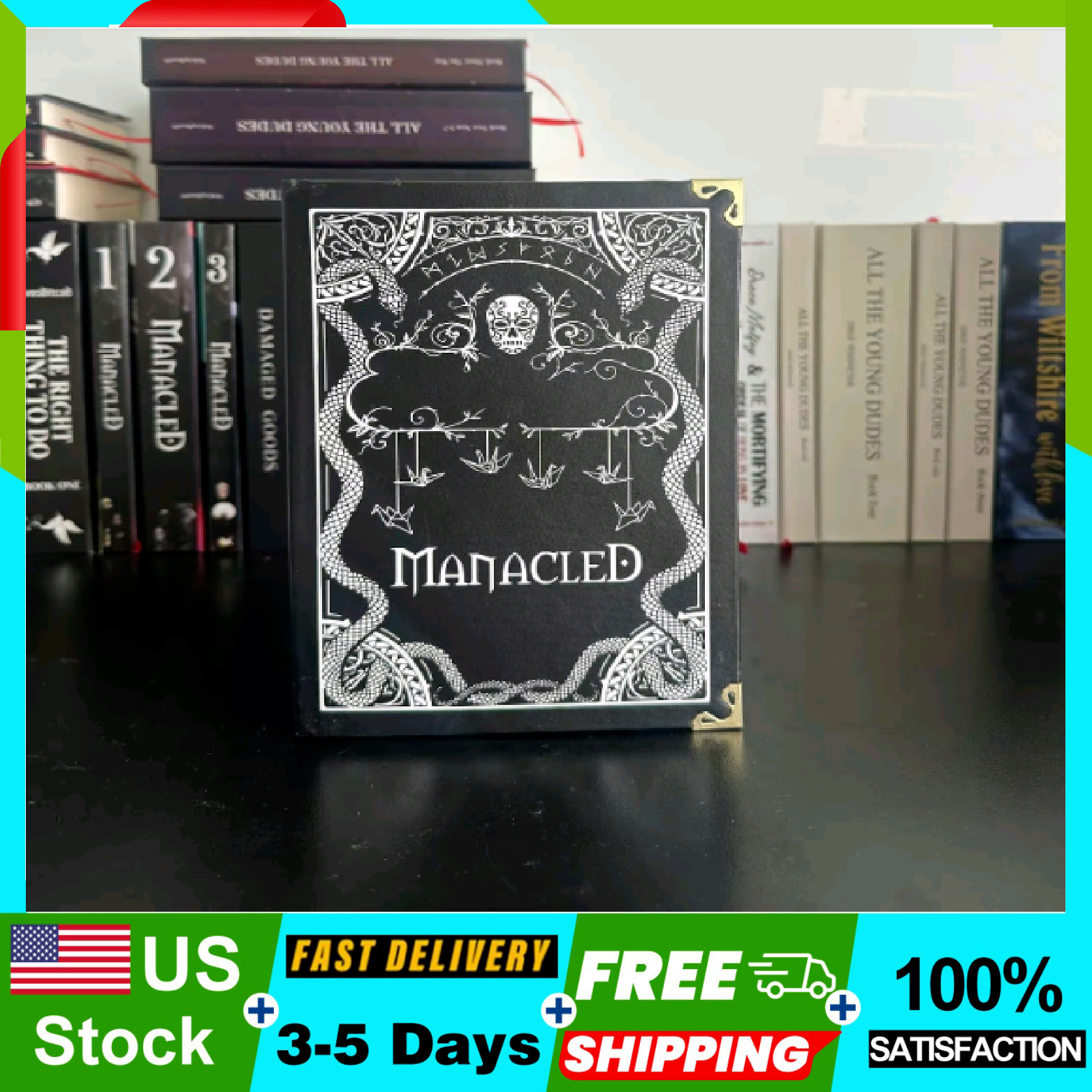 Entire Manacled Book with Illustrations by Senlinyu – Hardcover