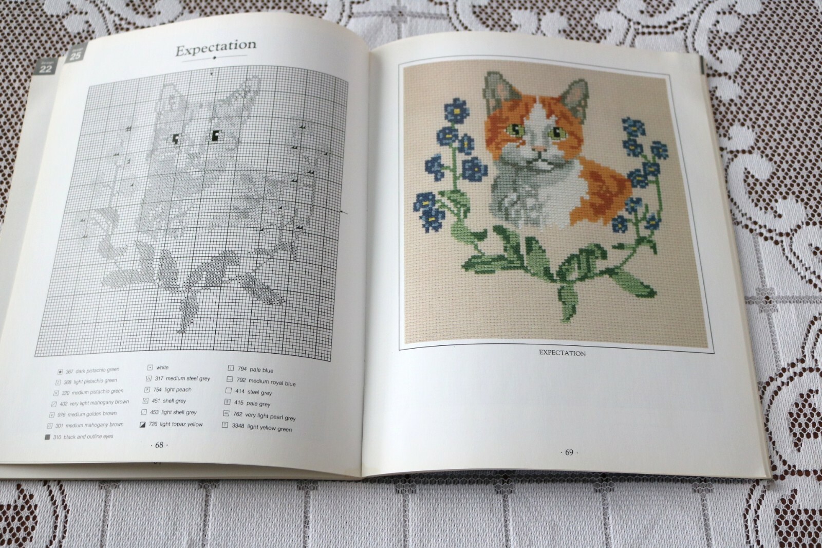 CATS & KITTENS CROSS STITCH Softcover Julie Hasler 38 Designs 2002 95 Pages