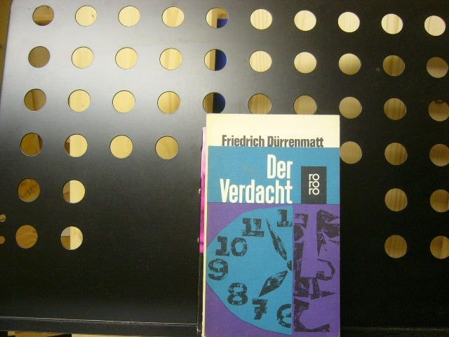 Der Verdacht Dürrenmatt, Friedrich :