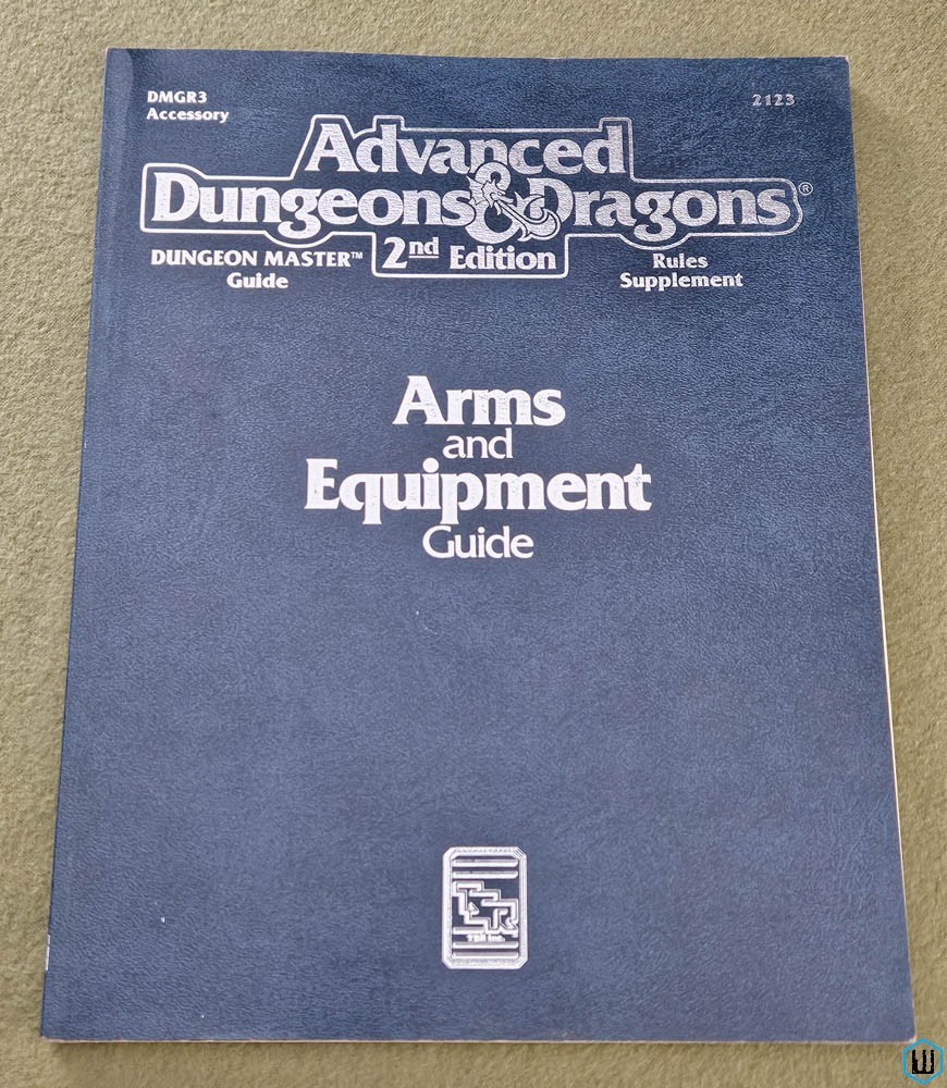 Arms & Equipment Guide (Advanced Dungeons & Dragons DMGR3) TSR 2123