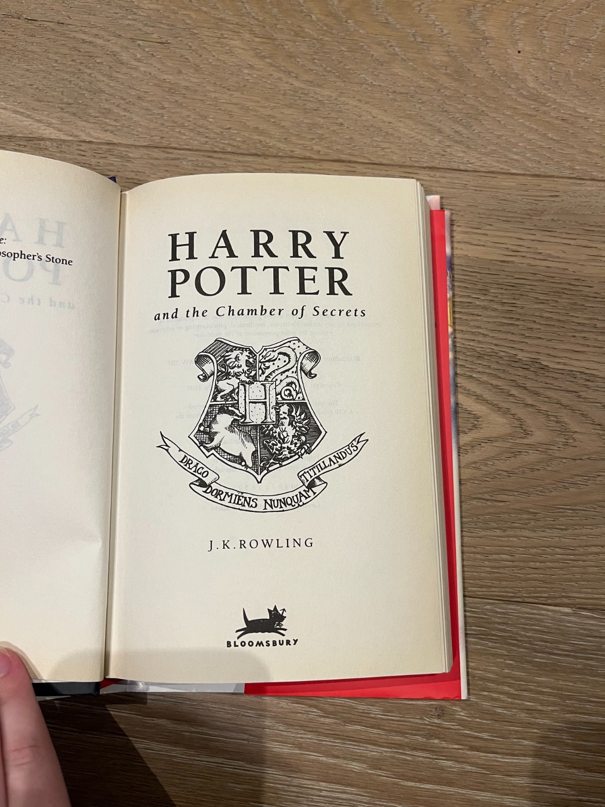 First Edition, First Print – Harry Potter and the Chamber of Secrets