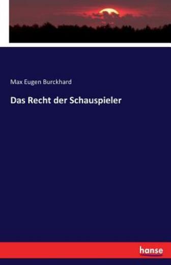 Das Recht Der Schauspieler