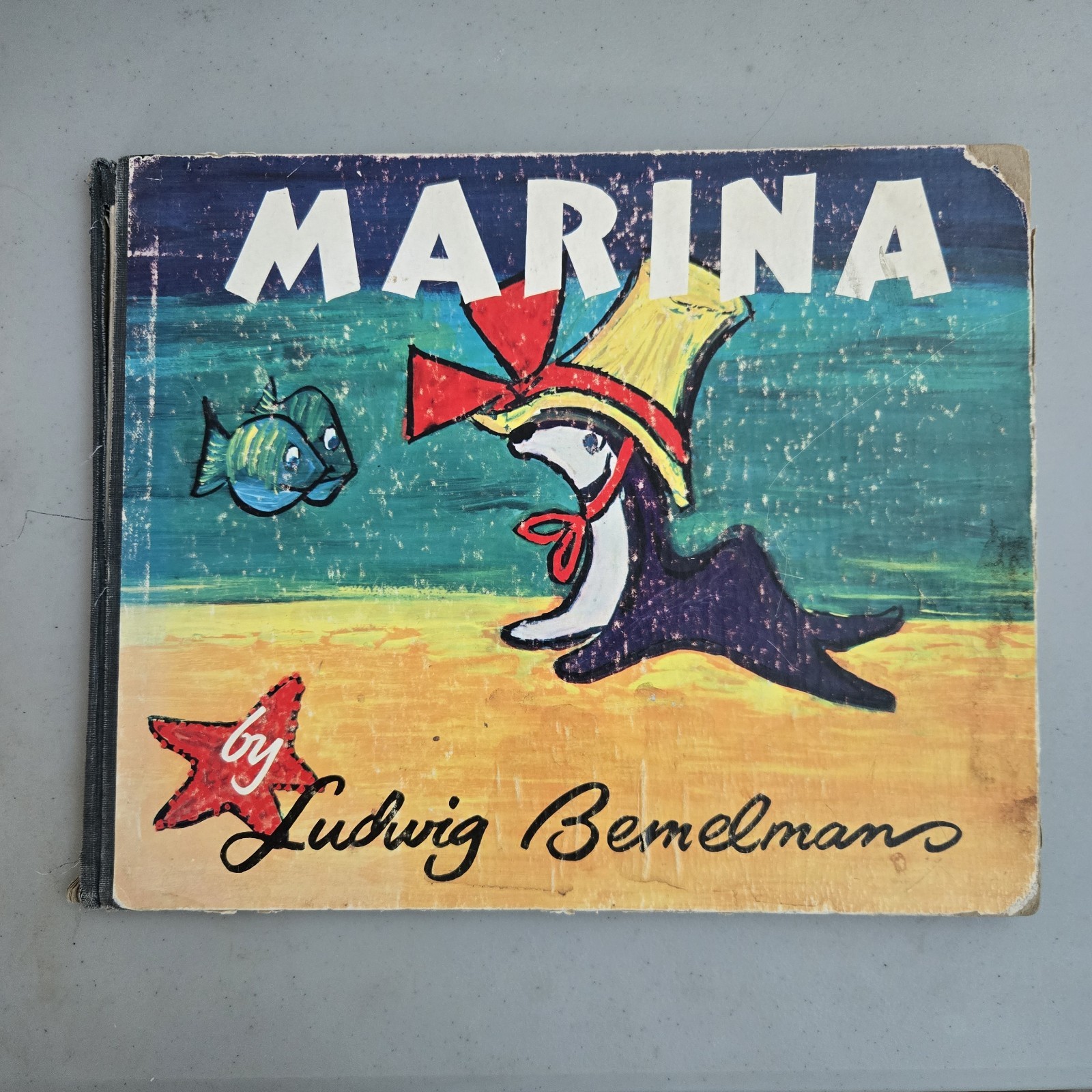 Marina by Ludwig Bemelmans – First Edition Hardcover 1962 Vtg Childrens Book