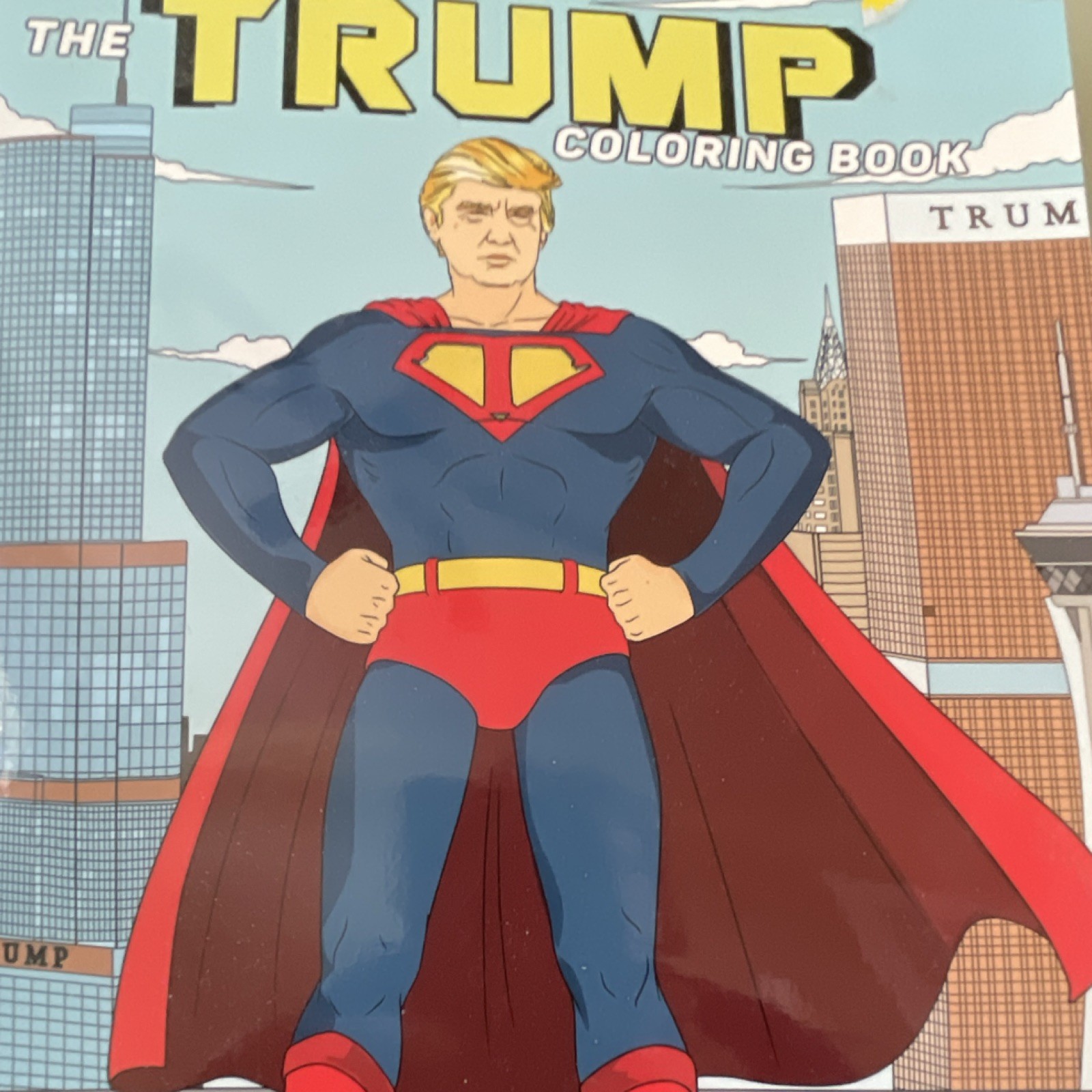 The Trump Coloring Book by M. G. Anthony, Post Hill Press, Paperback, Adult Hum…