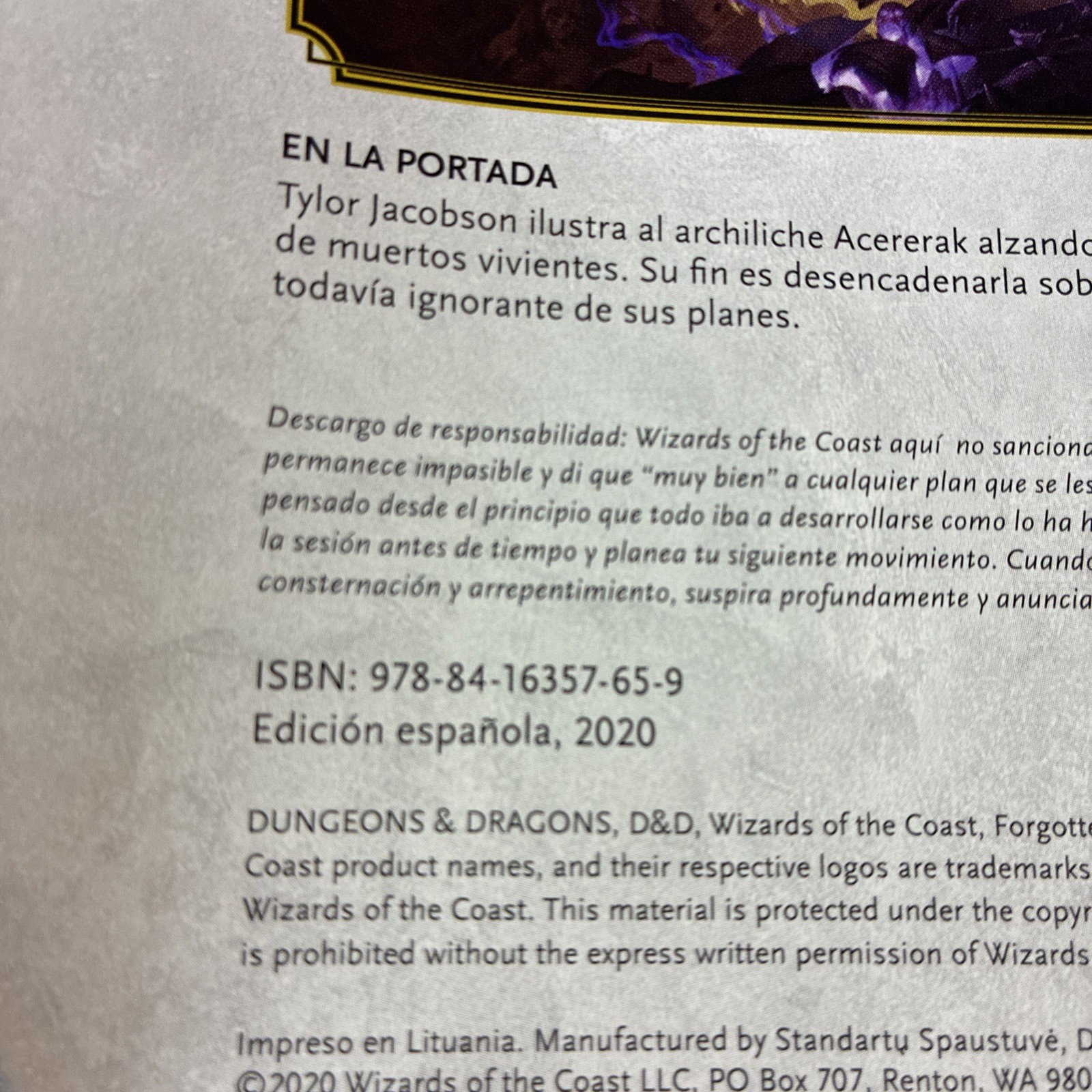 D&D DungeonMaster’s Guide / Player’s Handbook (2020 – Spanish Edition)