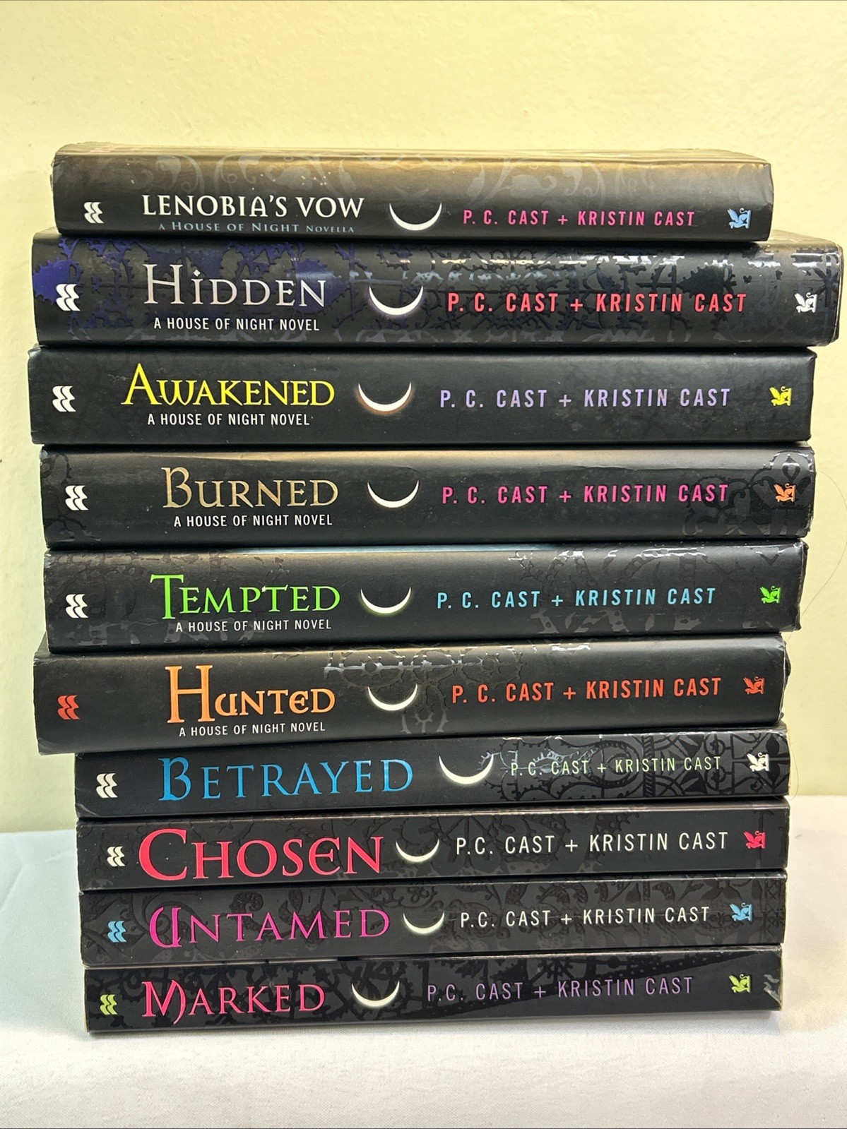 House of Night 10 Book Lot P.C. Cast Kristin Cast 6 First Editions + Novella